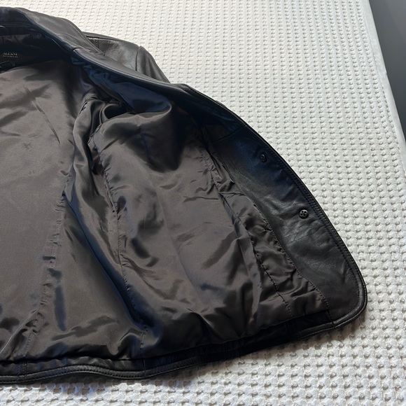 Alfani Women’s Leather Jacket Size L                3/4 Sleeves - Picture 3 of 11